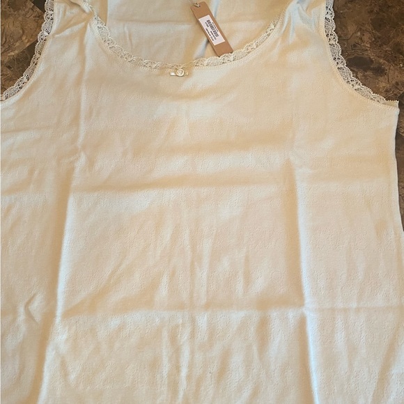 SKIMS POINTELLE BONE TANK TOP - Picture 4 of 5